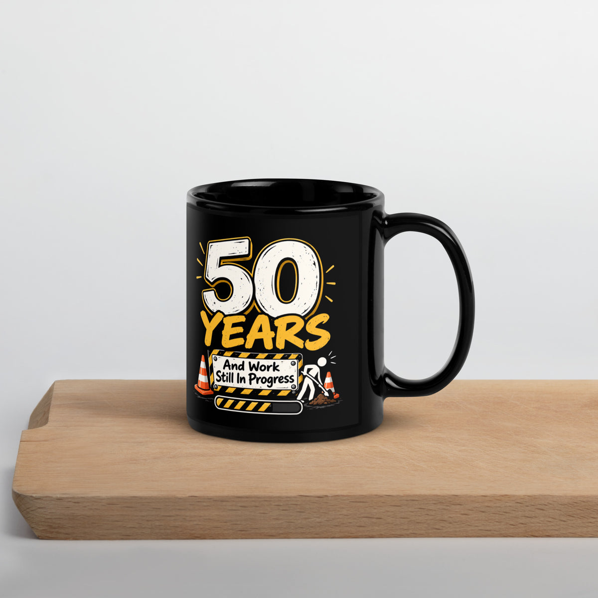 50 Years And Work Still In Progress Coffee Mug