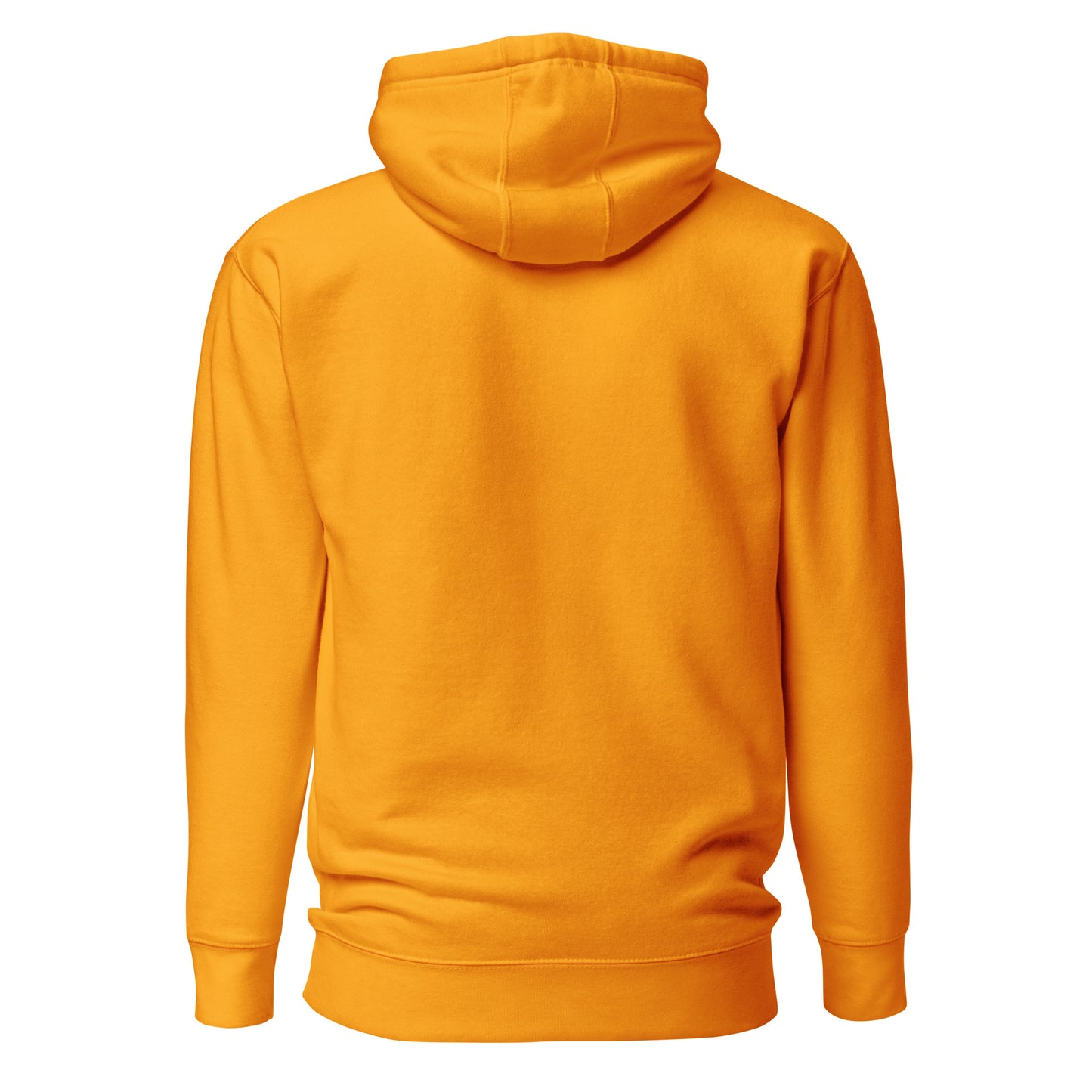 Back Of Hangry Man Yellow Hoodie