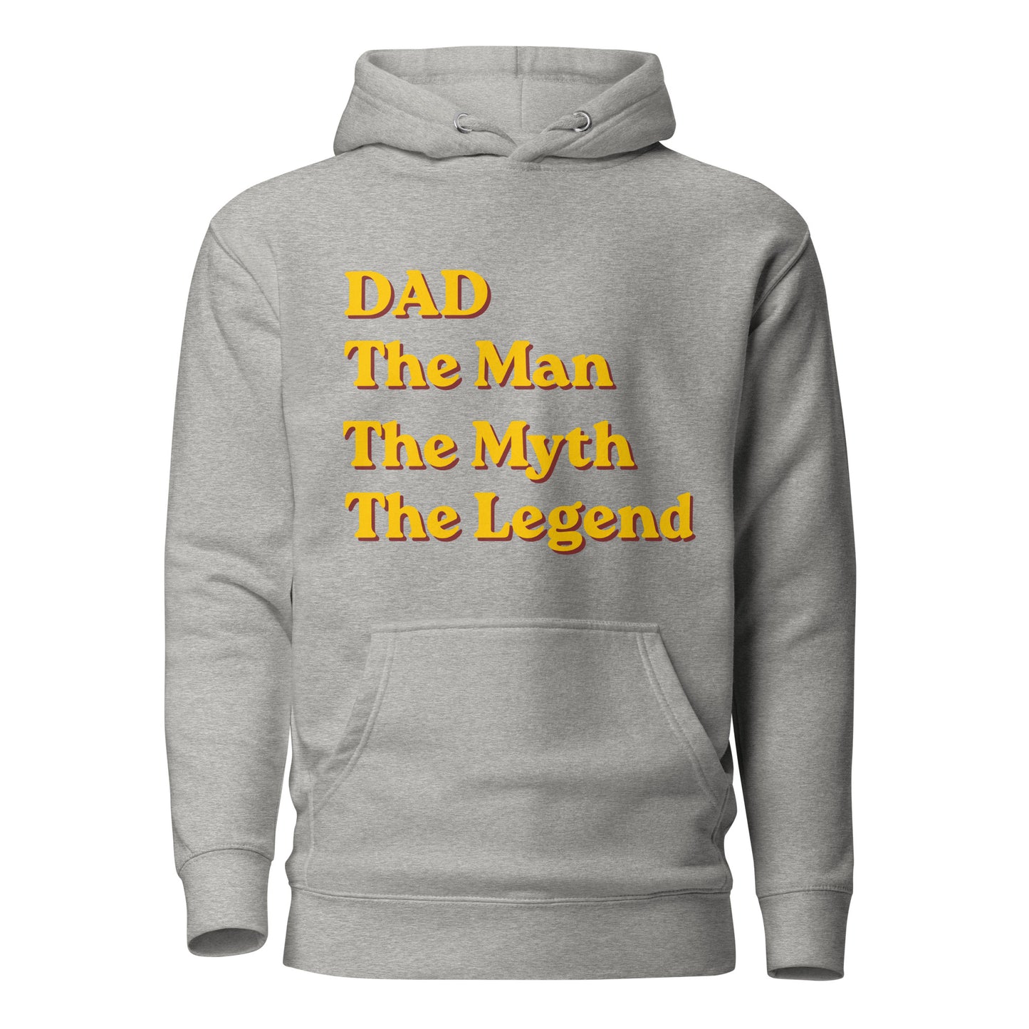 Grey Dad The Man The Myth The Legend Hoodie