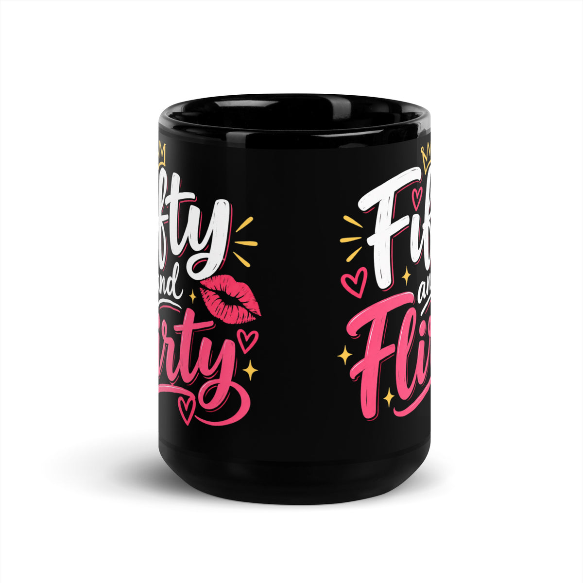 Fifty And Flirty Coffee Mug