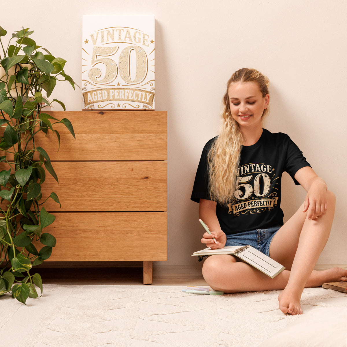 Vintage 50 Aged Perfectly Party Tee