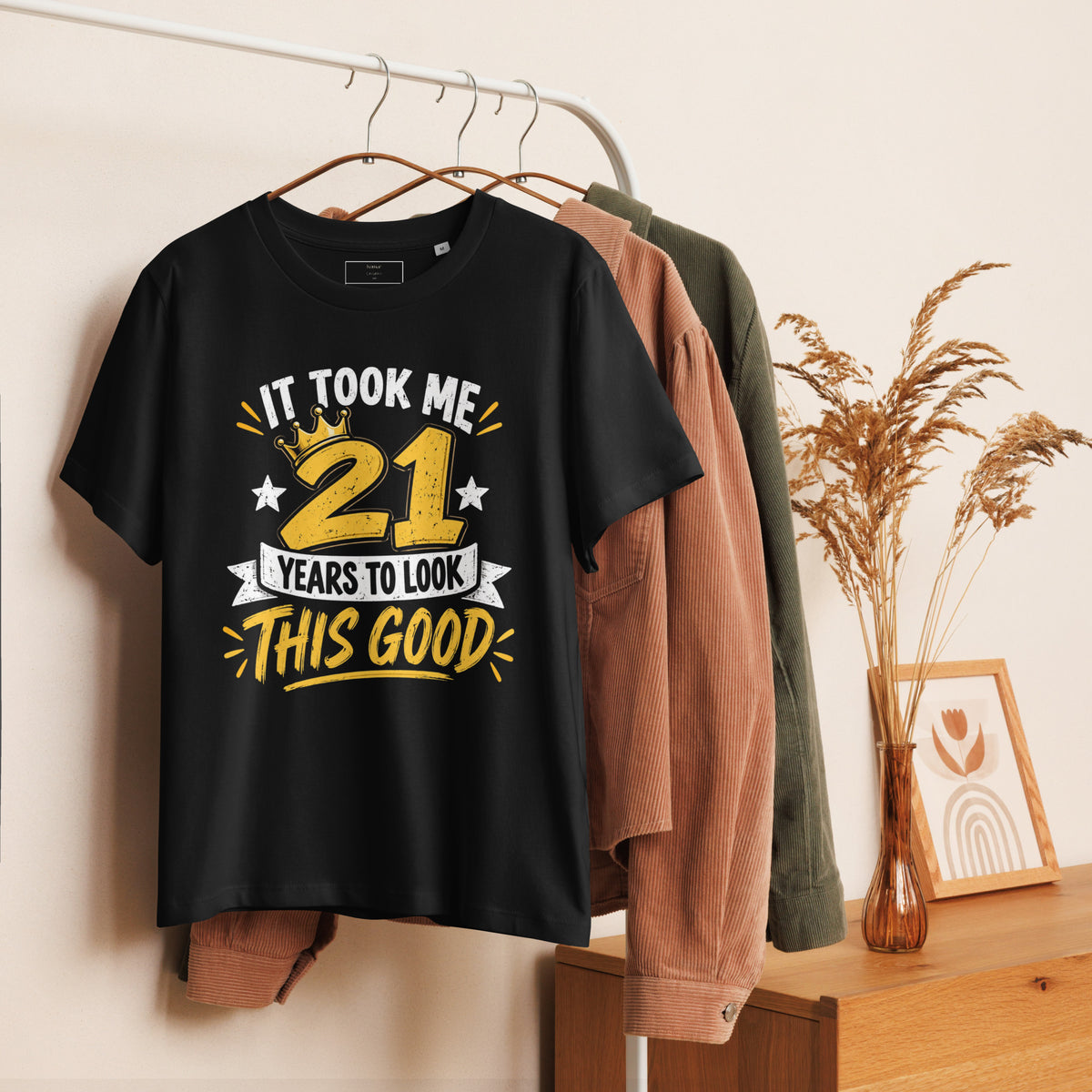 Women's It Took Me 21 Years To Look This Good Black Tee
