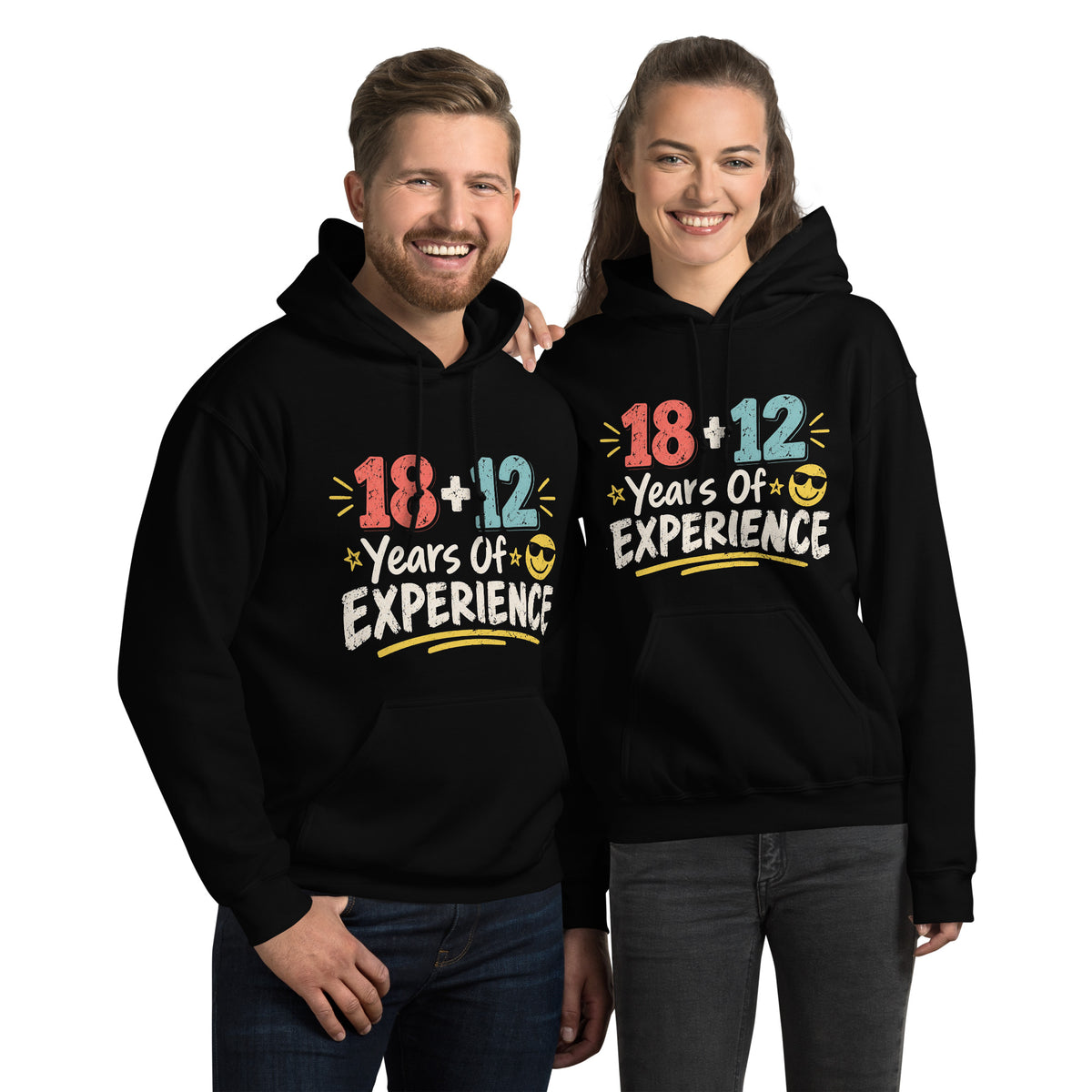 18 + 12 Years Of Experience Unisex Hoodie