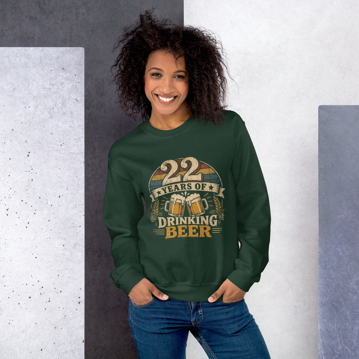 22 Years Of Drinking Beer Sweat Top