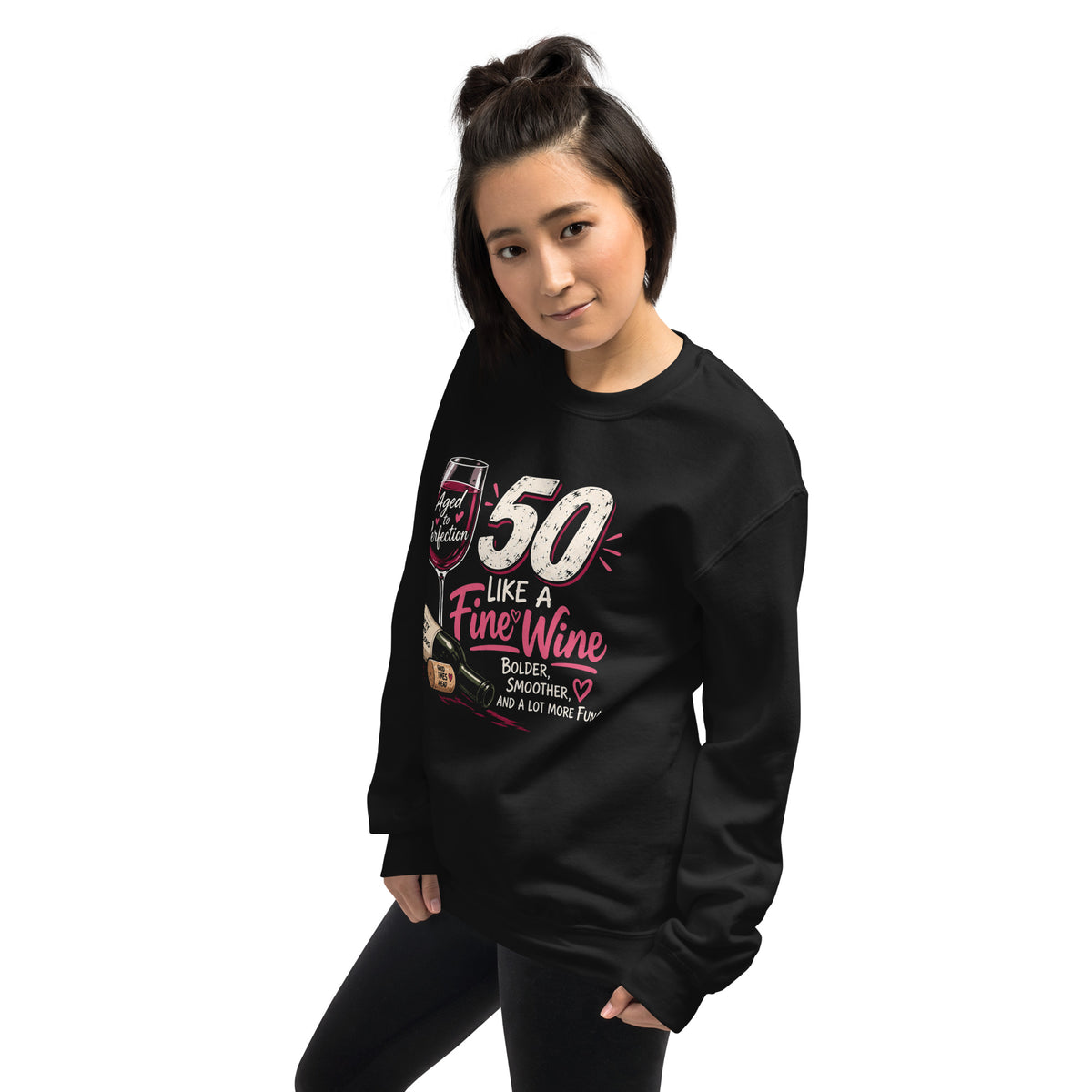 50 Aged Like A Fine Wine Women's Jumper