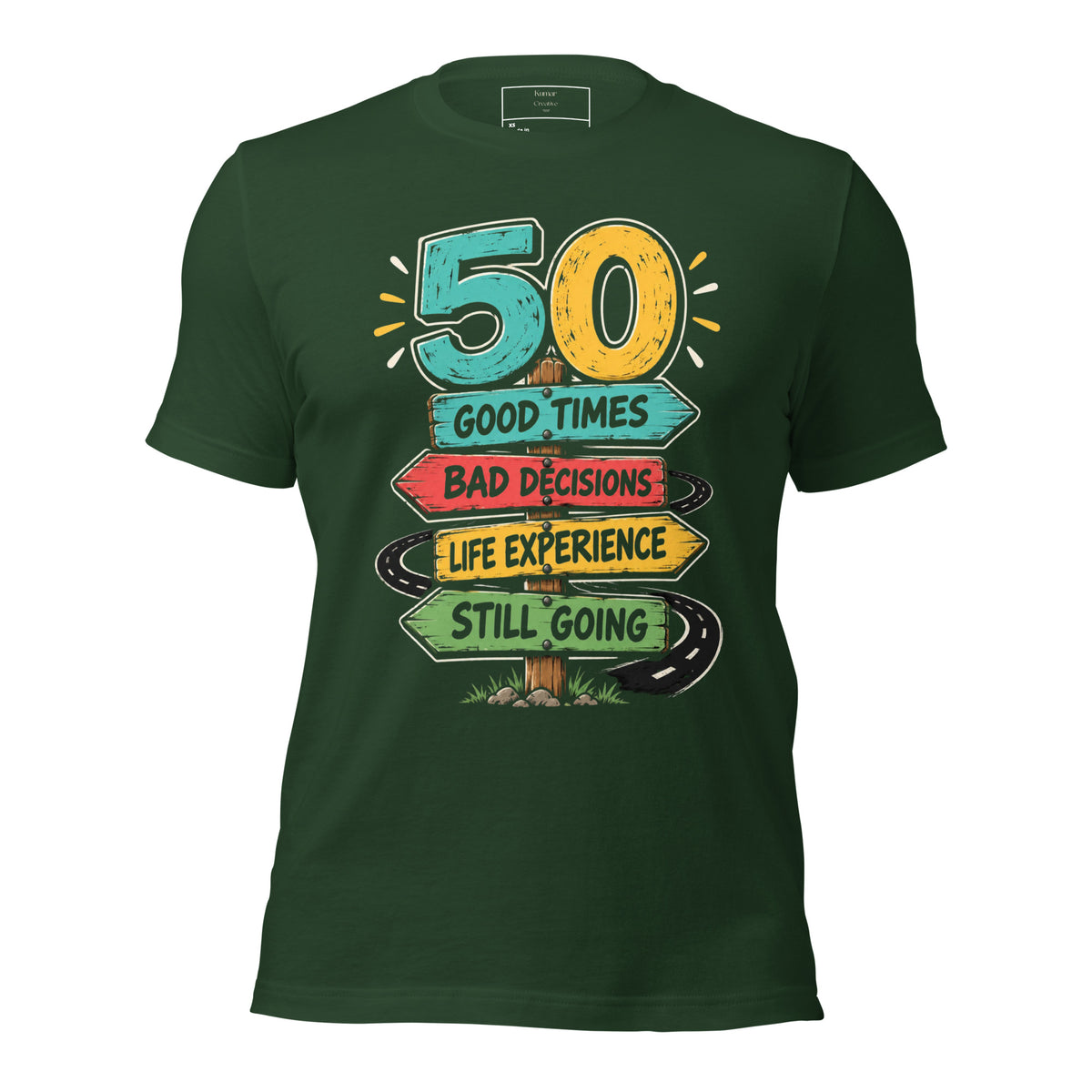 50 And Still Going Green T-Shirt