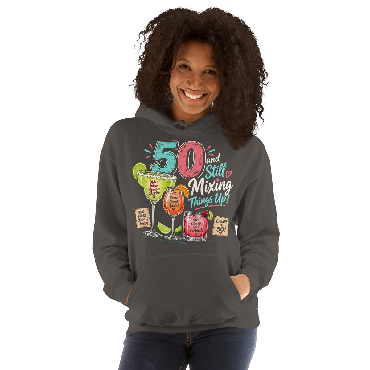 50 And Still Mixing Things Up Party Hoodie