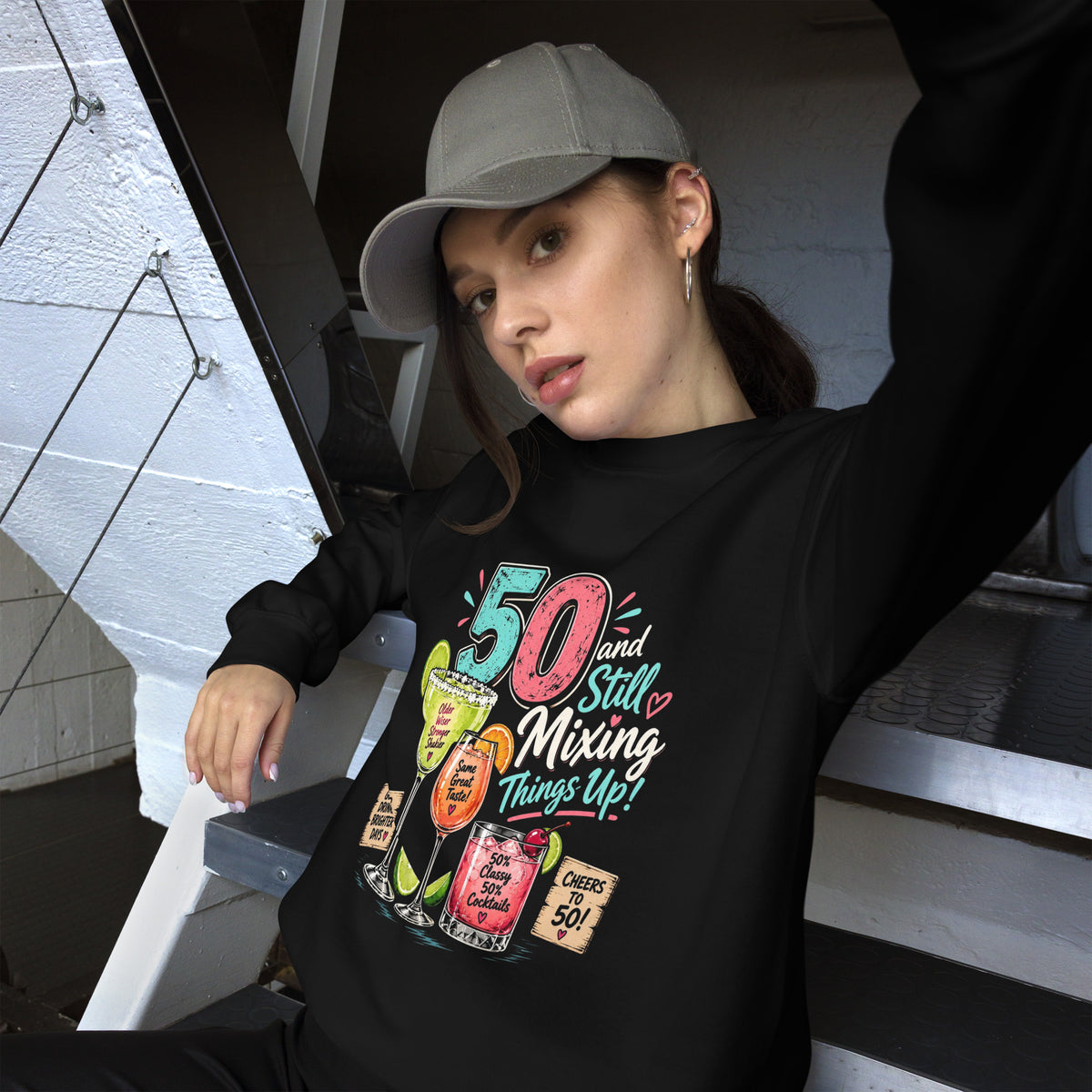 50 And Still Mixing Things Up Sweater
