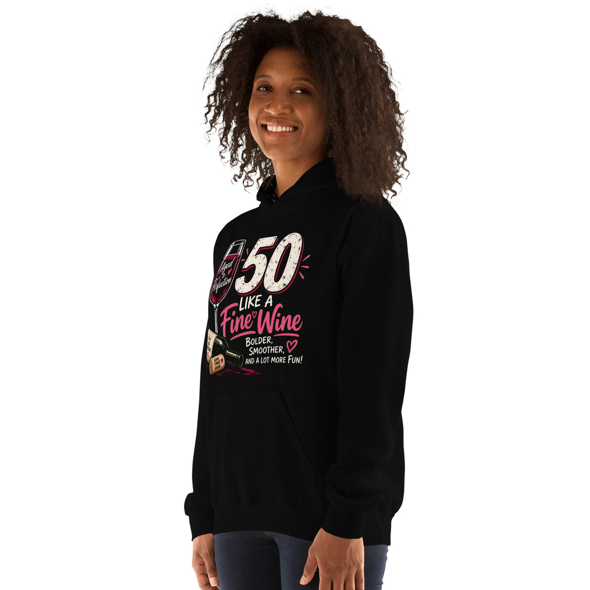 50 Like A Fine Wine Hoodie