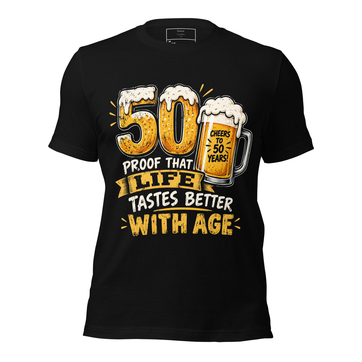 50 Proof Life Tastes Better With Age T-Shirt
