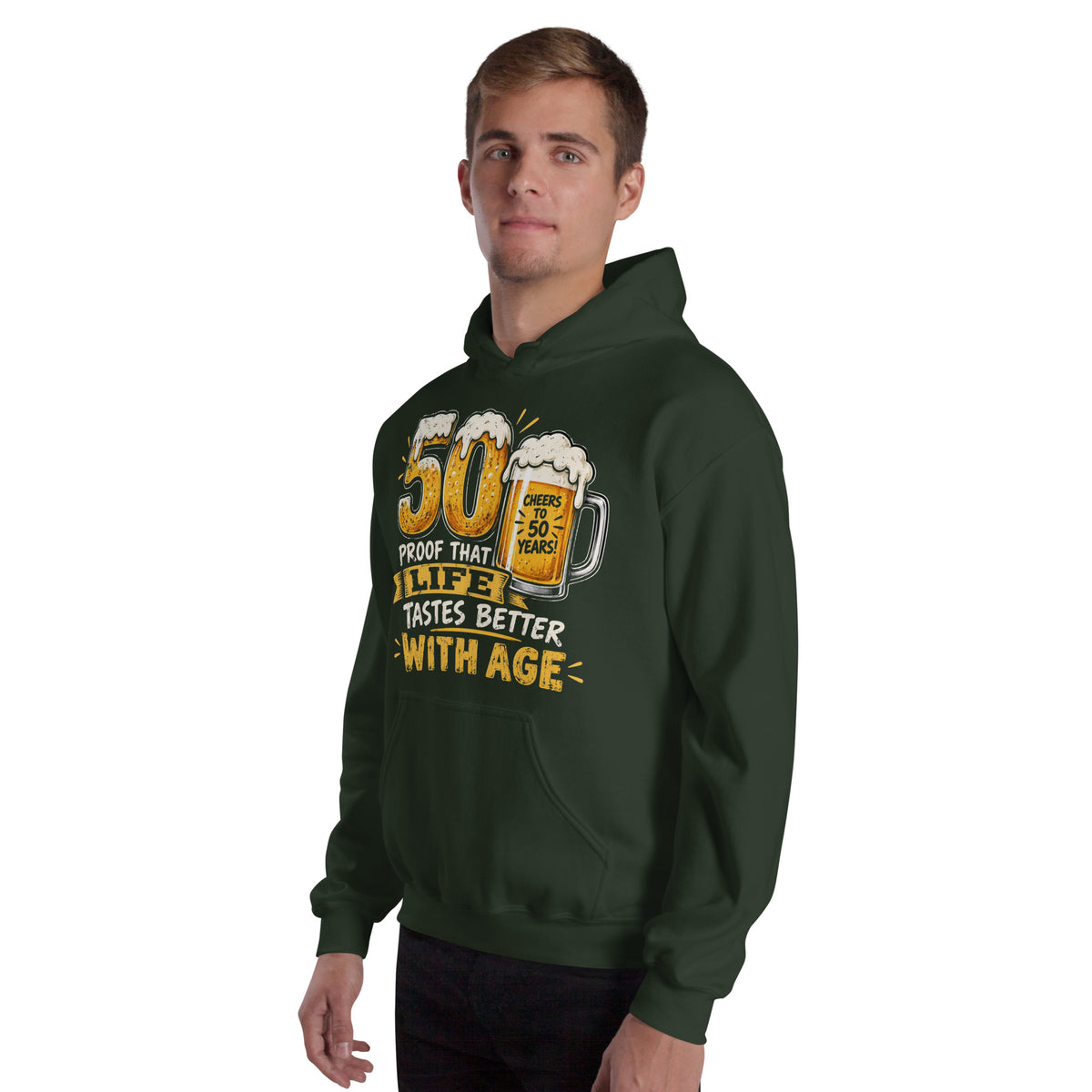 50 Proof That Life Tastes Better With Age Hoody