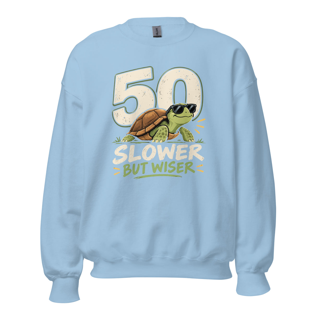 50 Slower But Wiser Blue Jumper