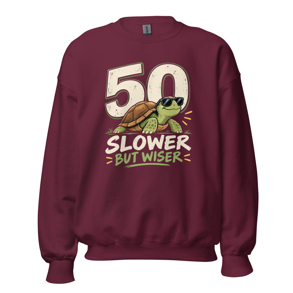 50 Slower But Wiser Red Jumper