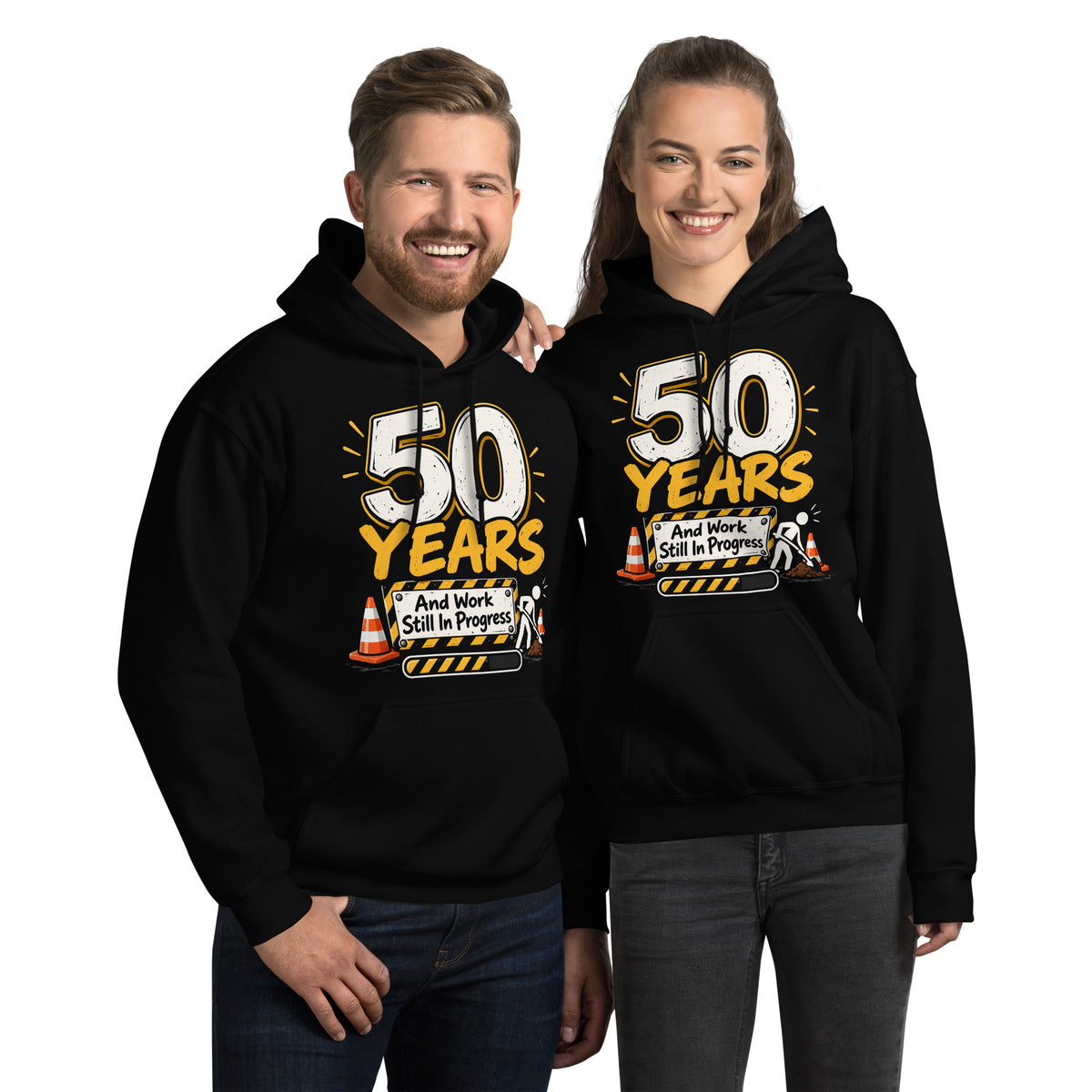 50 Years And Work Still In Progress Unisex Hoodie