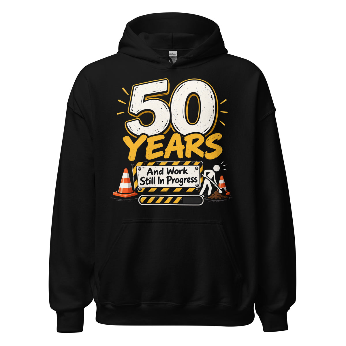 50 Years And Work Still In Progress Hoodie