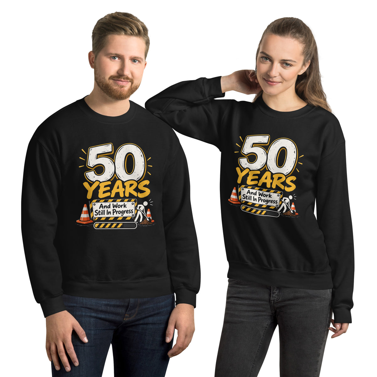 50 Years And Work Still In Progress Unisex Jumper