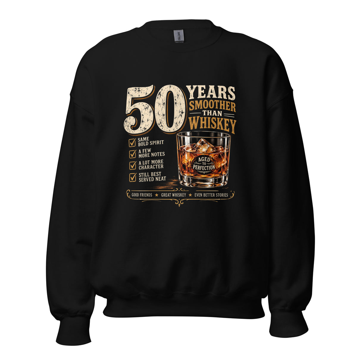 50 Years Smoother Than Whisky Jumper