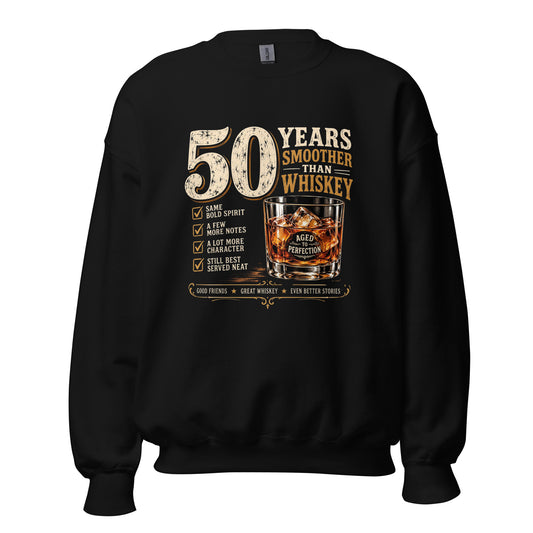 50 Years Smoother Than Whisky Jumper