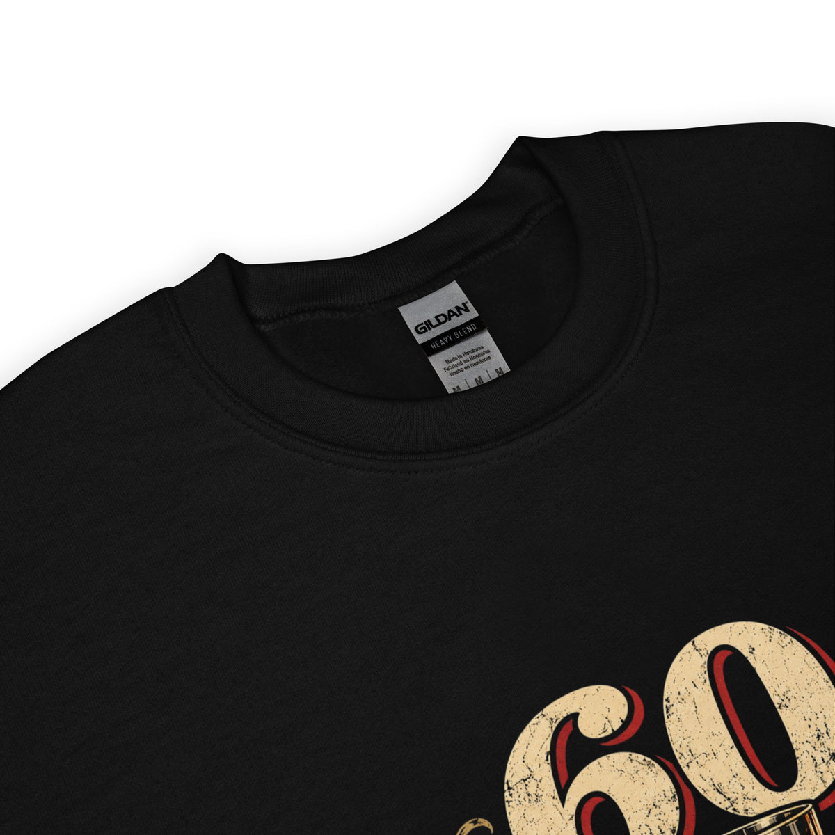 60 And Aged To Perfection Black Jumper