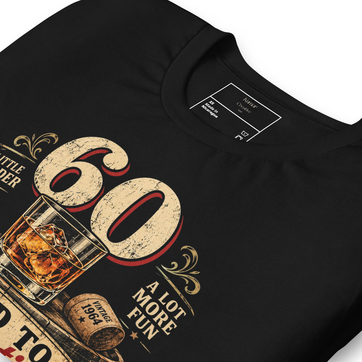 60 Years Aged To Perfection Black Tee