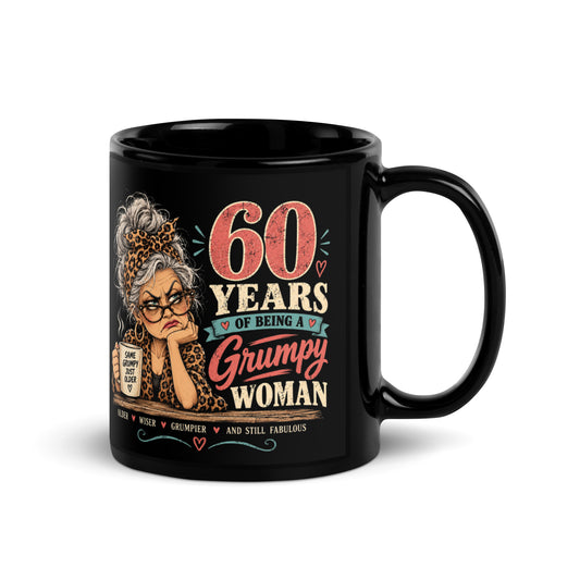 60 years Of Being A Grumpy Woman Mug