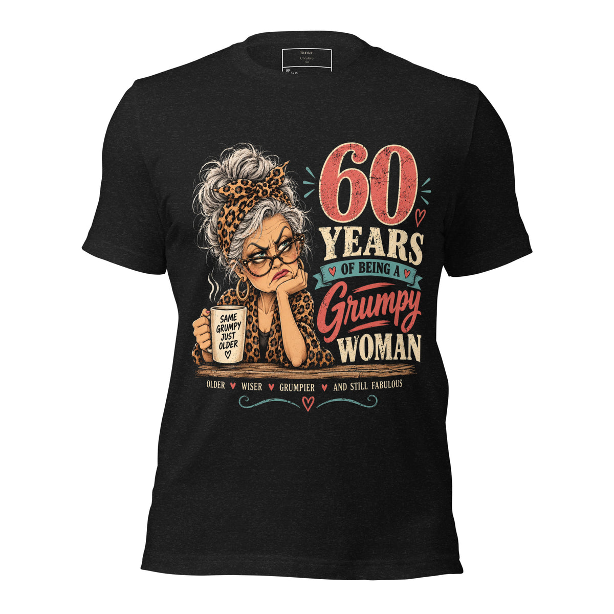 60 Years Of being A Grumpy Woman T-Shirt