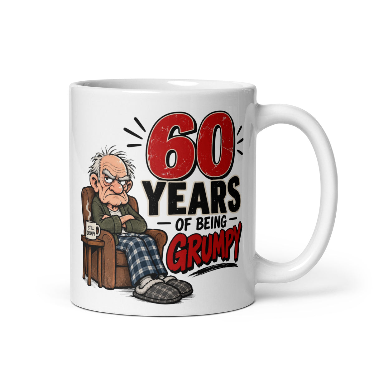 60 Years Of being Grumpy Mug