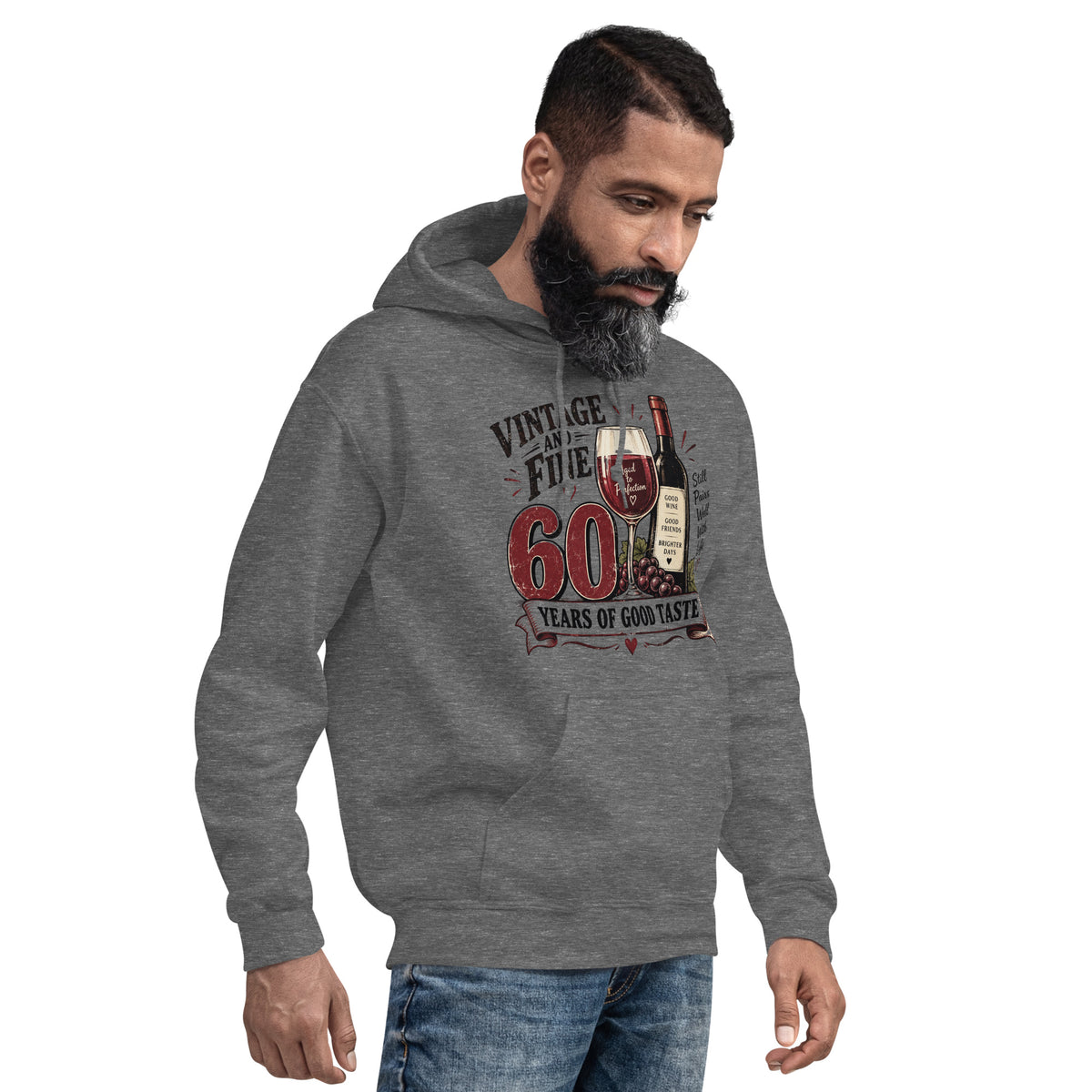 60 Years Of Good Taste Grey Hoodie