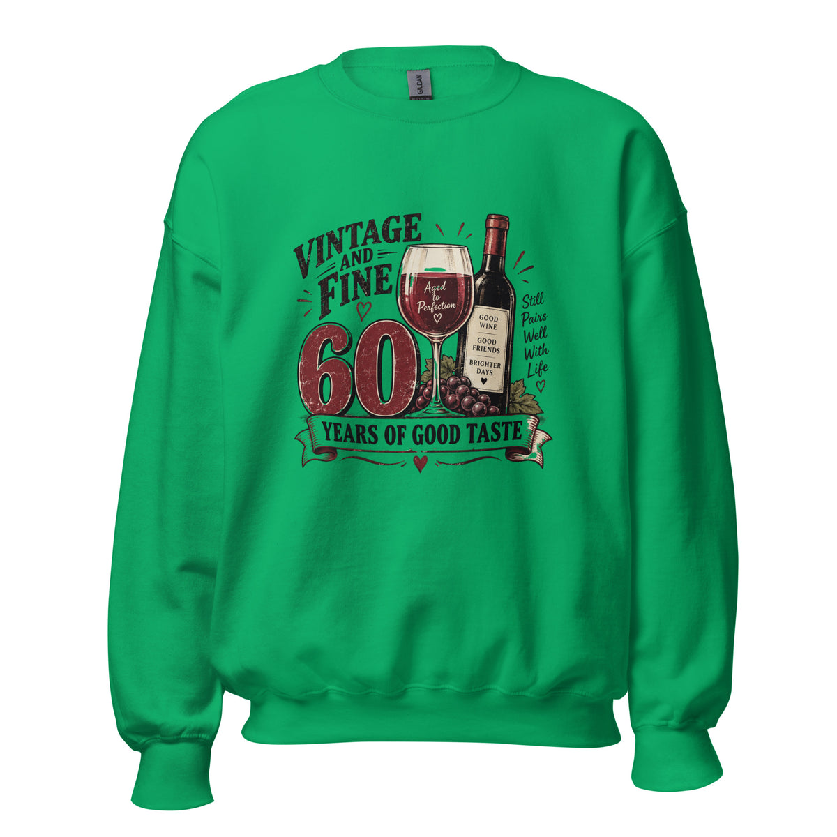 60 Years Of Good taste Green Jumper