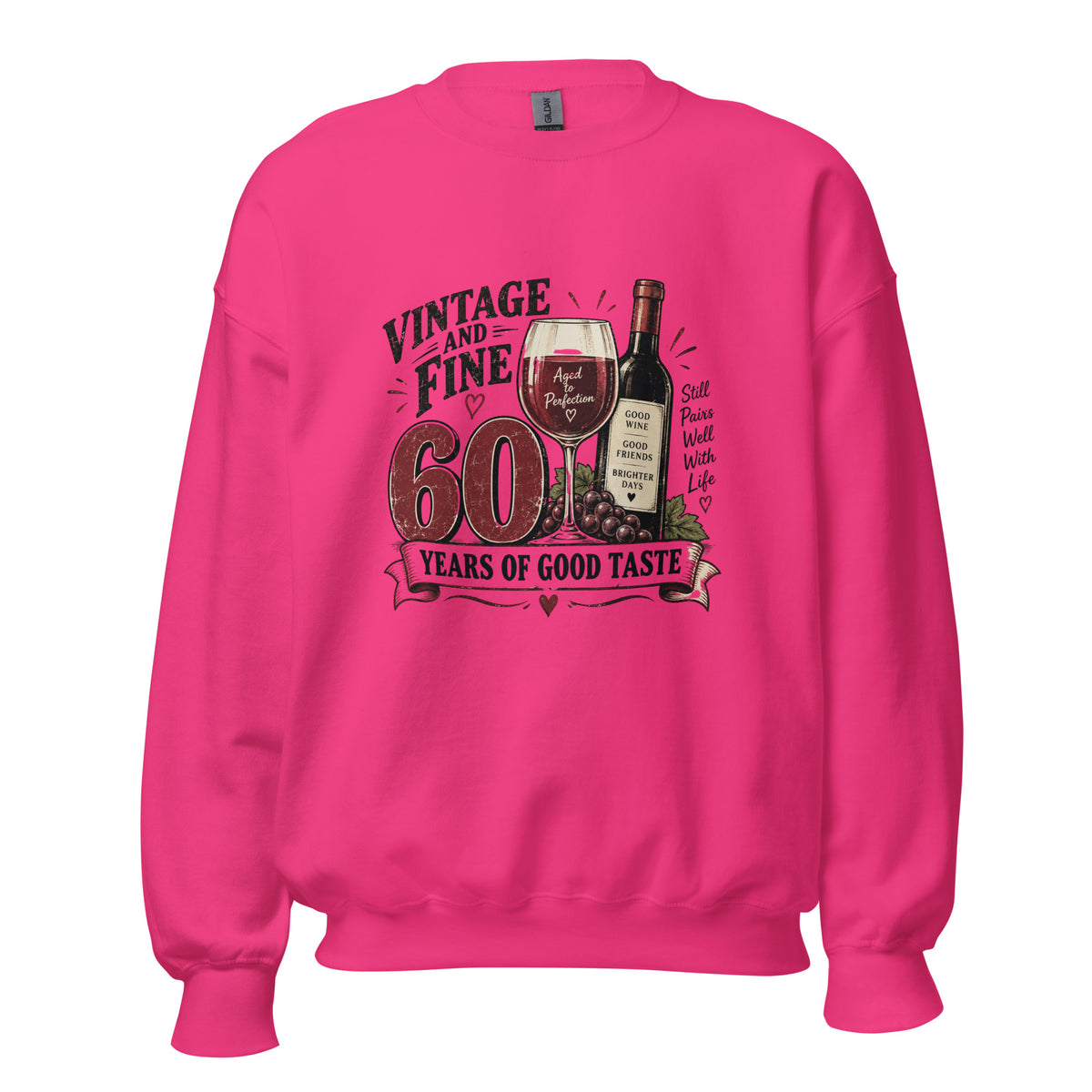 60 Years Of Good Taste Pink Jumper