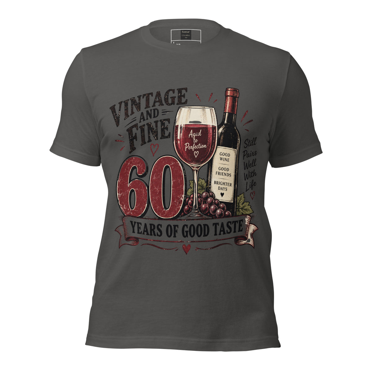 60 Years Of Good Taste Grey T-Shirt