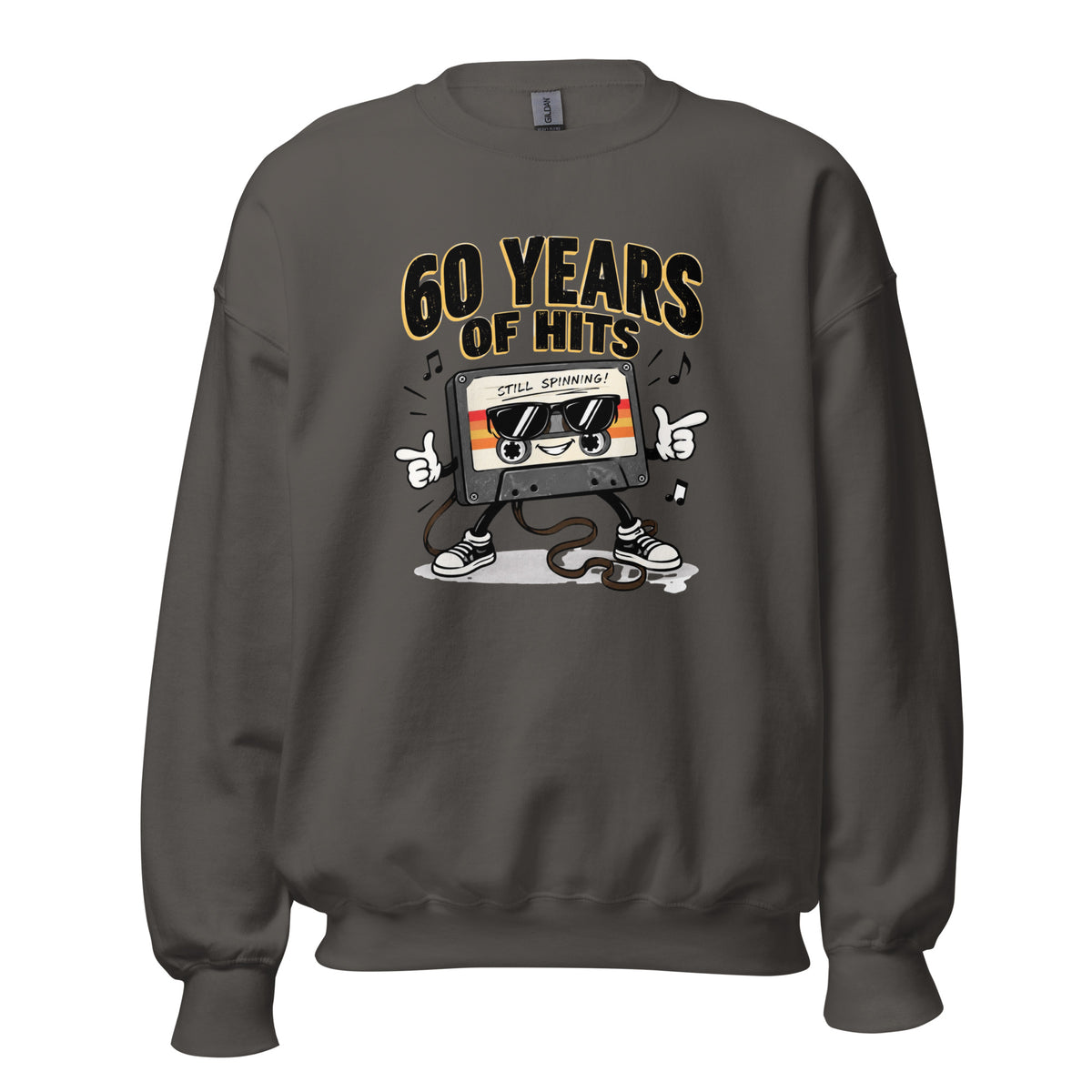 60 years Of Hits Grey Jumper