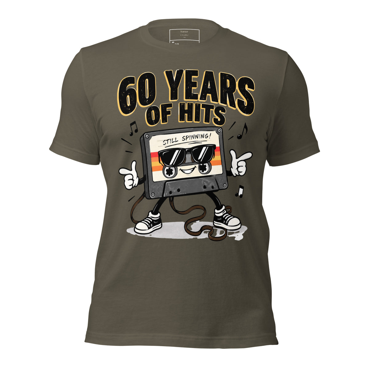 60 Years Of Hits Grey T-Shirt