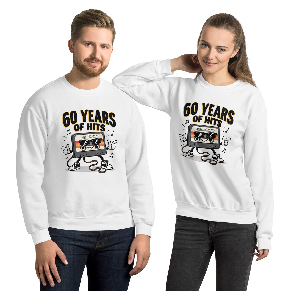 60 Years Of Hits Unisex Jumper