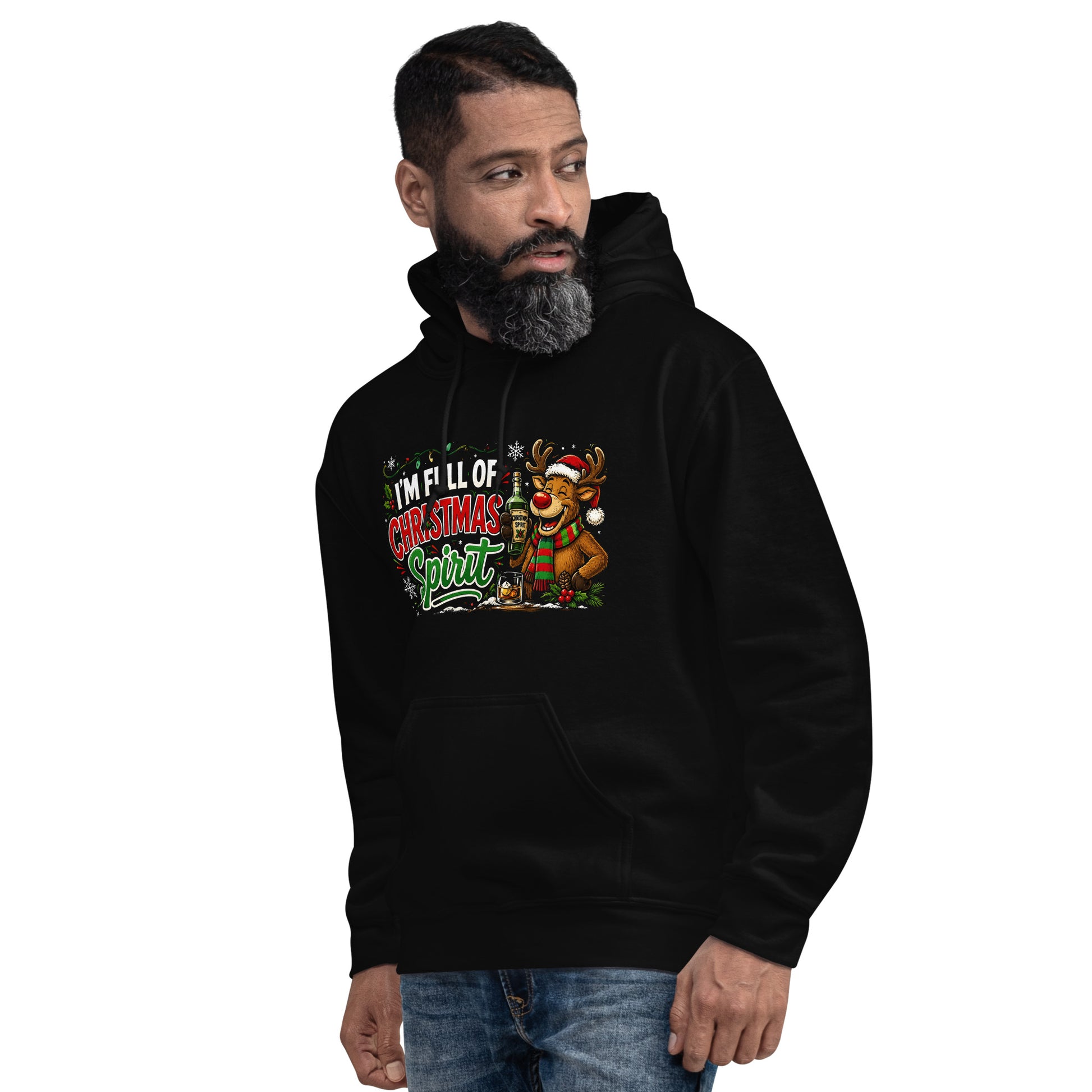 I'm Full Of Christmas Spirit Unisex Hoodie