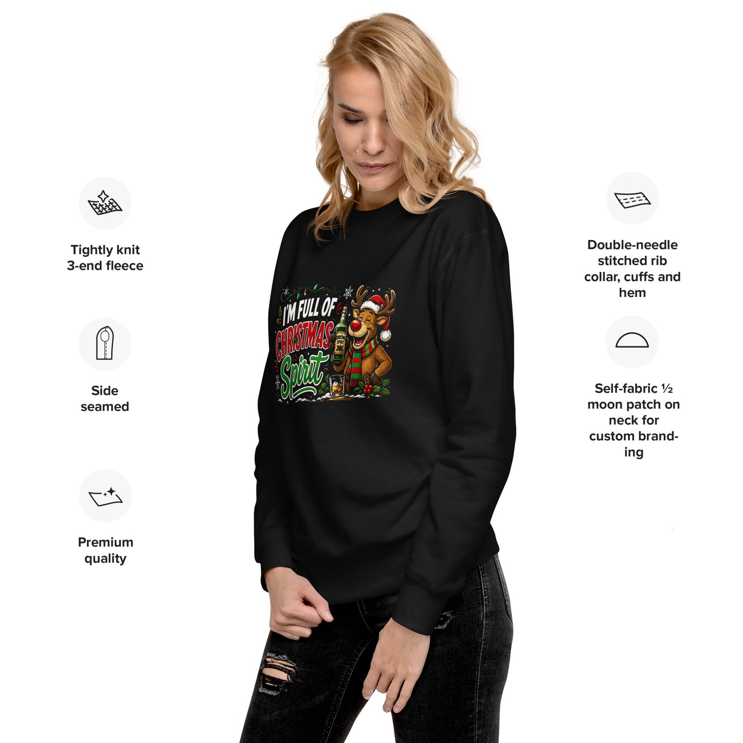 I'm Full Of Christmas Spirit Party Jumper Information