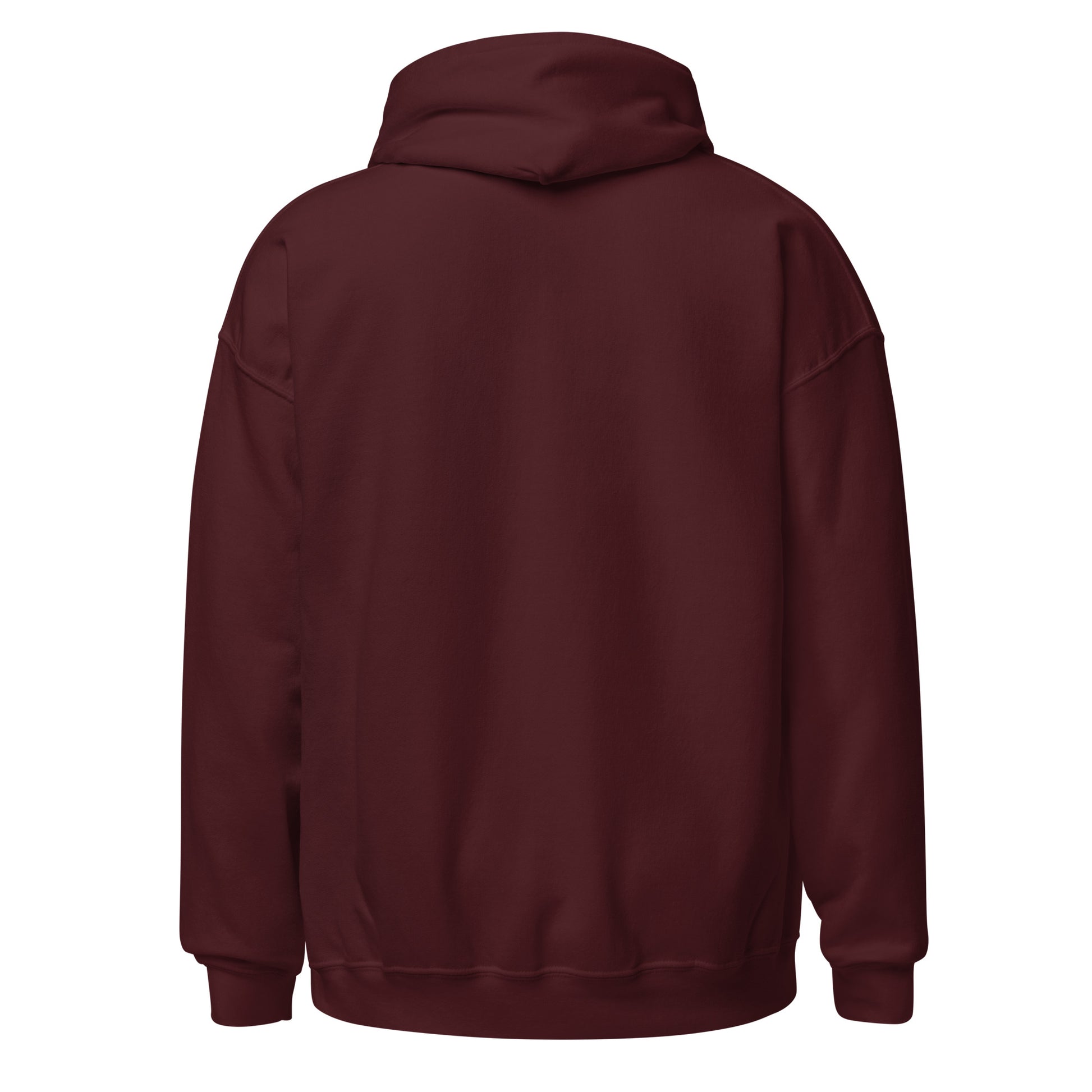 Back Of Women's It's Wine Time Hoodie (Maroon)