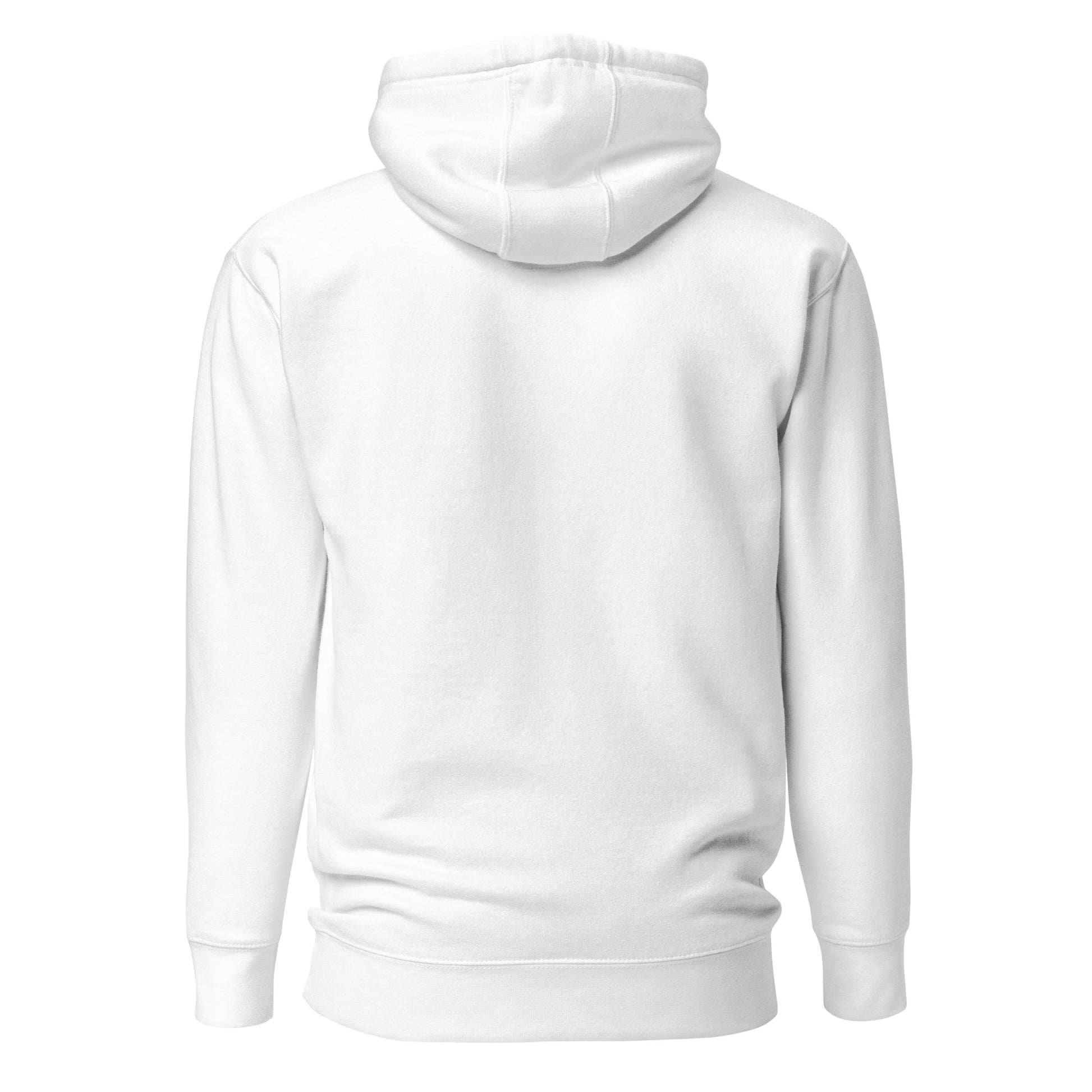 Back Of Hangry Man White Hoodie