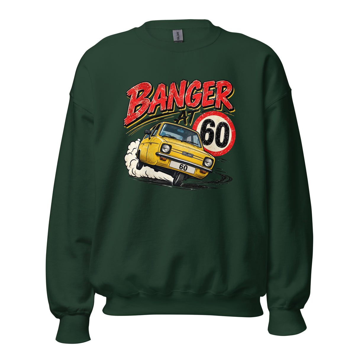 Banger At 60 Green Jumper