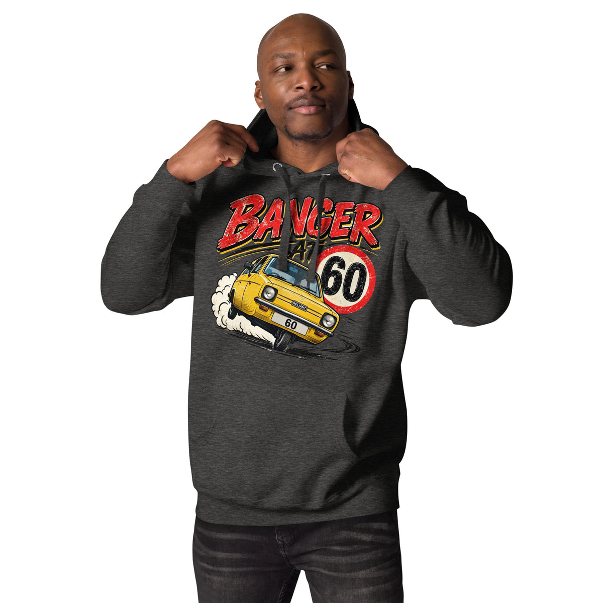 Banger At 60 Charcoal Hoodie
