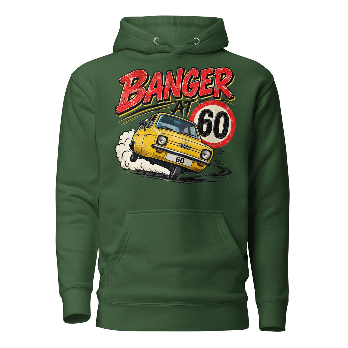 Banger At 60 Green Hoodie