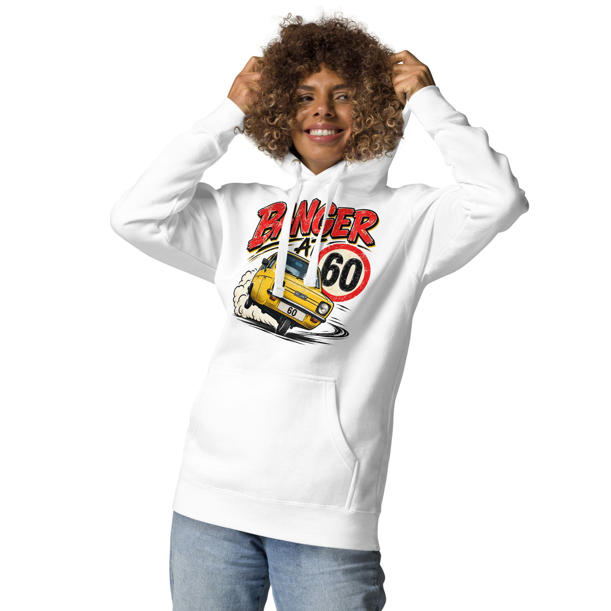 Banger At 60 White Hoody