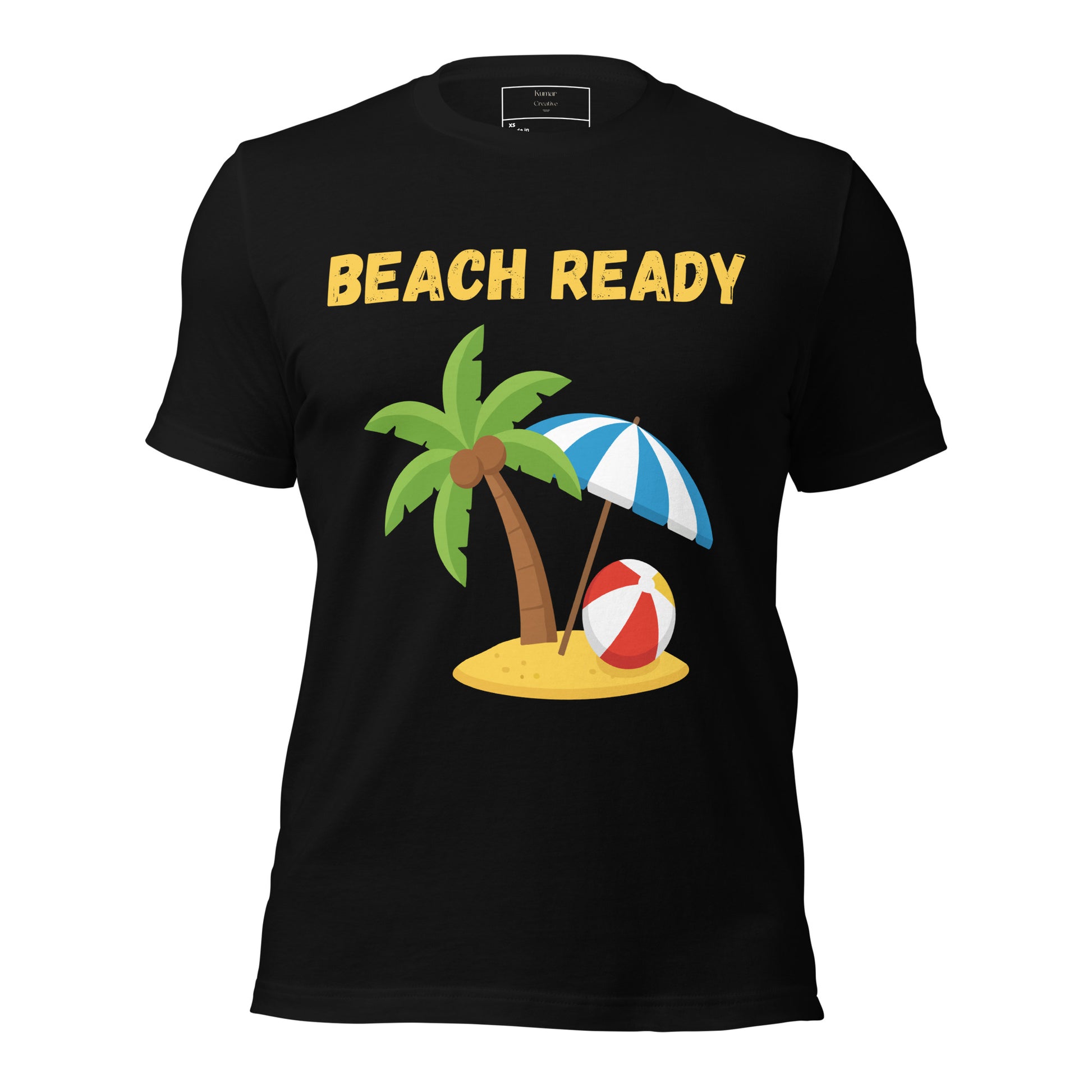 Beach Ready Black T-Shirt