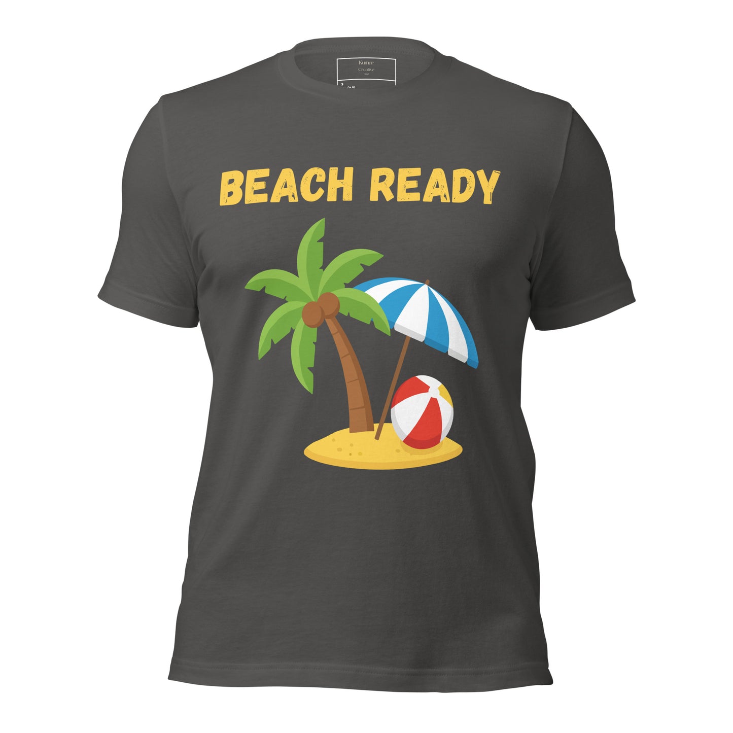 Grey Beach Ready T-Shirt