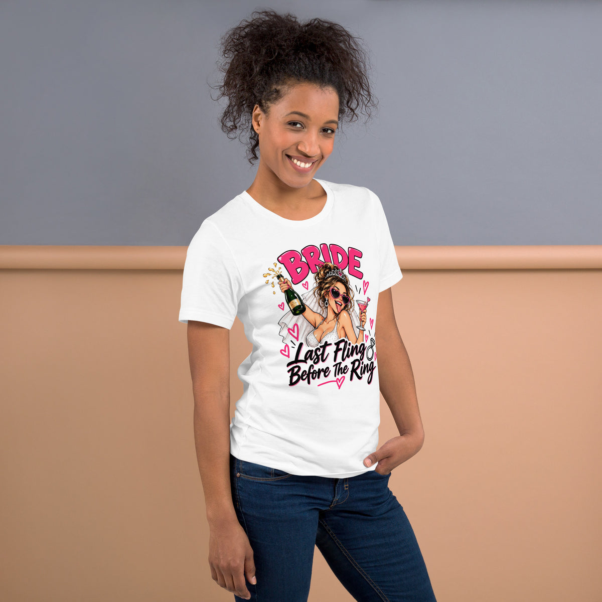 Brides Last Fling Before The Ring Hen Night T-Shirt