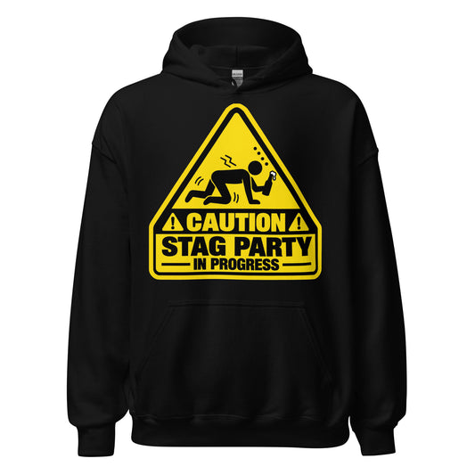 Caution Stag Party In progress Hoodie