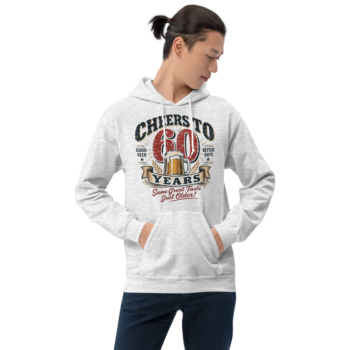 Cheers To 60 Years Great Birthday Hoodie