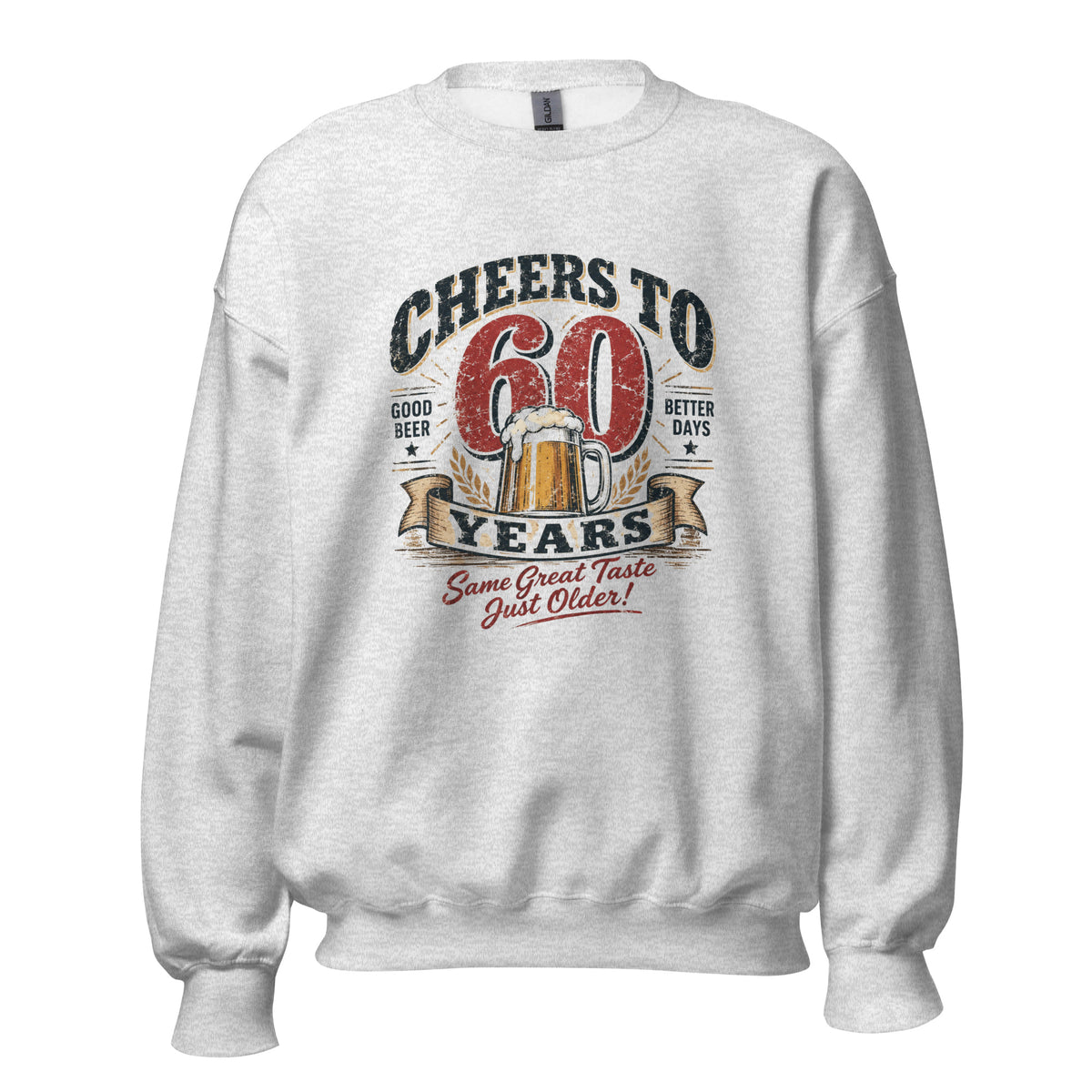 Cheers To 60 Years Grey Jumper
