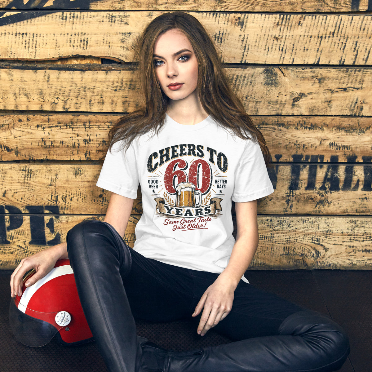 Cheers To 60 Years Birthday Beer T-Shirt