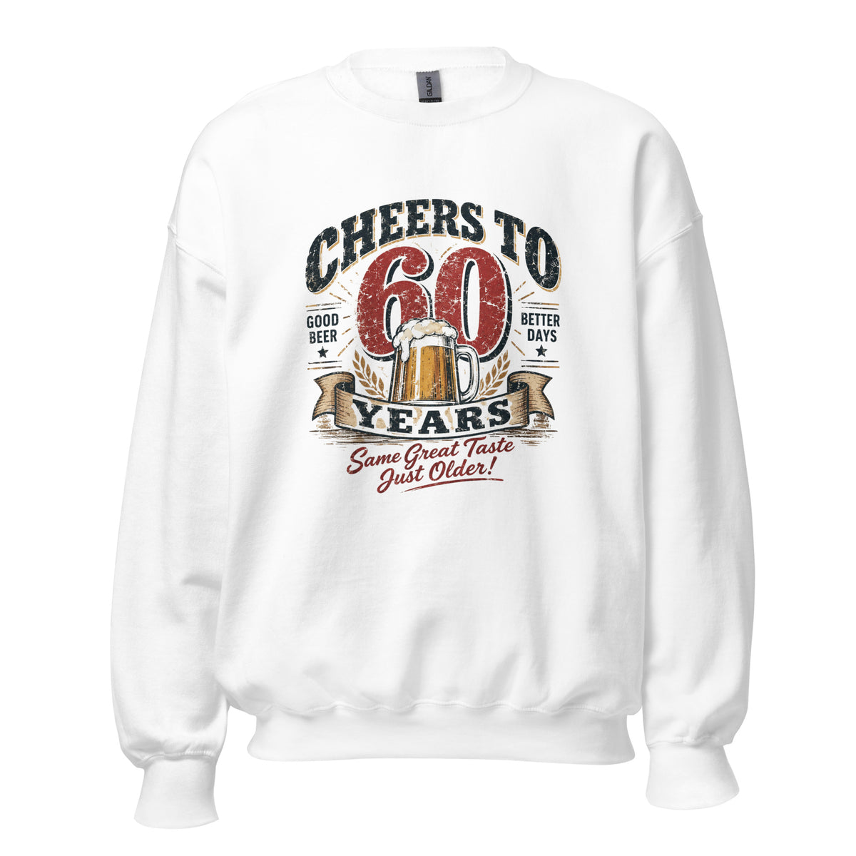 Cheers To 60 Years White Jumper